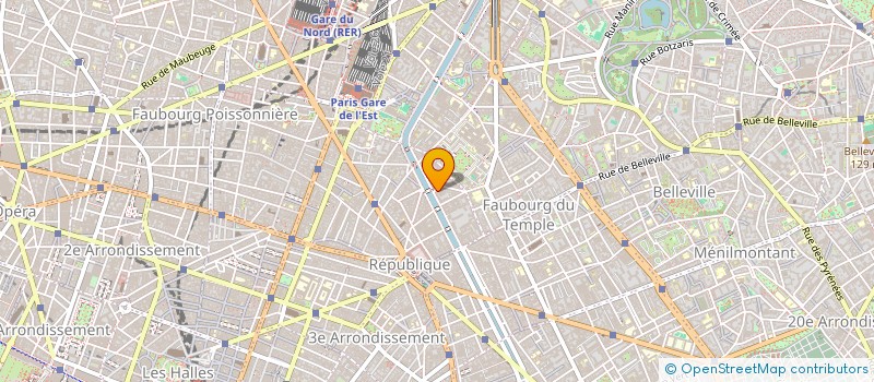 localisation de l'entreprise COOPERATIVE DE SANTE RICHERAND  PARIS