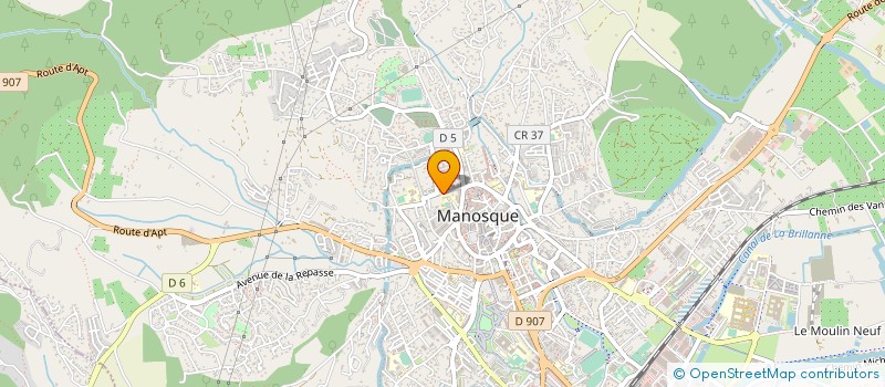localisation de l'entreprise COOPERATIVE DES ARTISANS A DOMICILE DES ALPES à MANOSQUE