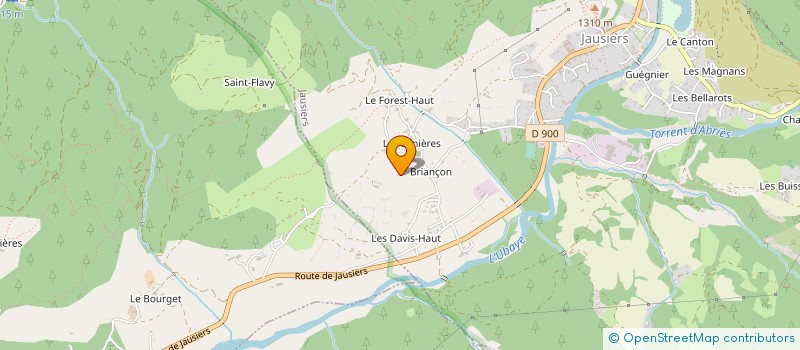 localisation de l'entreprise COOPERATIVE DES ARTISANS DE L'UBAYE à JAUSIERS