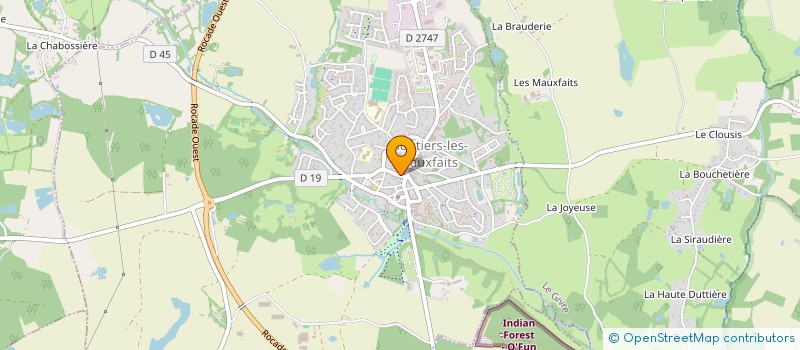 localisation de l'entreprise COOPERATIVE DES ARTISANS DU BATIMENT à MOUTIERS-LES-MAUXFAITS