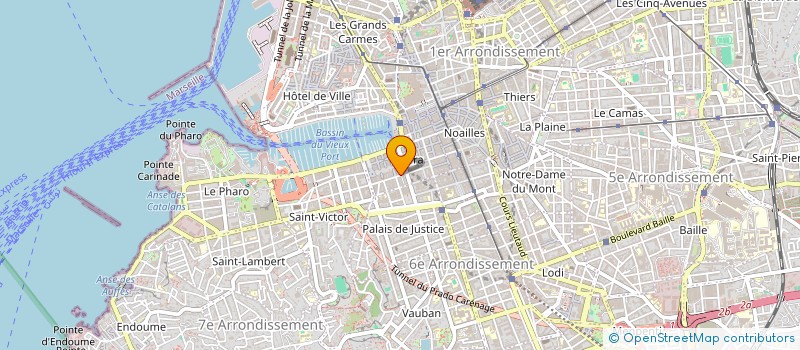 localisation de l'entreprise COOPERATIVE DES ARTISANS PECHEURS à MARSEILLE