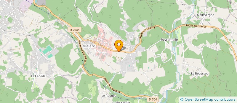 localisation de l'entreprise COOPERATIVE DES ARTISTES LIVE  CARSAC-AILLAC