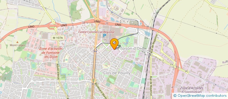 localisation de l'entreprise COOPERATIVE DES DOCKS NUMERIQUES à DIJON