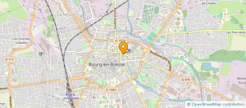 localisation de l'entreprise COOPERATIVE DES ELEVEURS DE VOLAILLE DE BRESSE, EN ABREGEE COOPBRESSEVOLAILLE  SAINT-TRIVIER-DE-COURTES