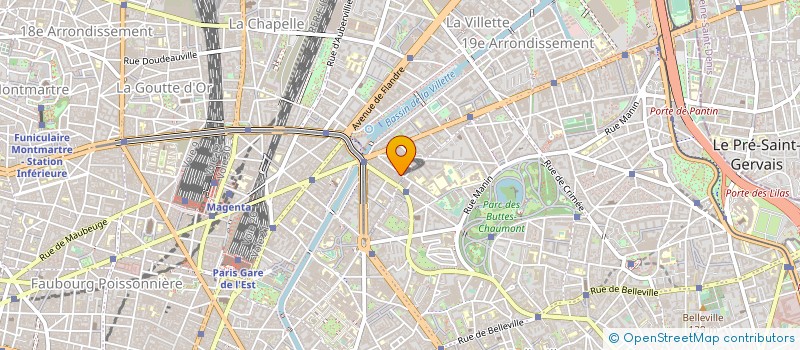 localisation de l'entreprise COOPERATIVE DES ETUDIANTS DE FRANCE à PARIS