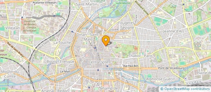 localisation de l'entreprise COOPERATIVE DES ETUDIANTS DE RENNES à RENNES