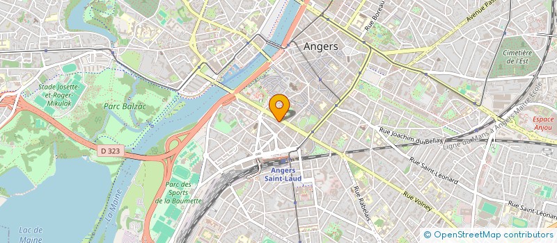 localisation de l'entreprise COOPERATIVE DES EXTERNES INTERNES ET PRATICIENS  ANGERS