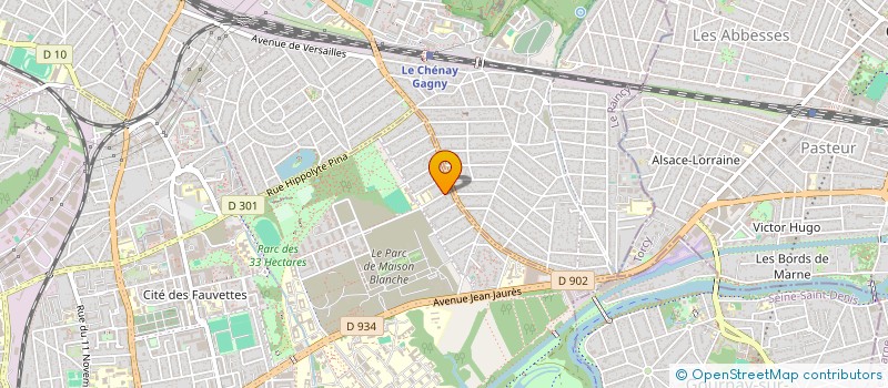 localisation de l'entreprise COOPERATIVE DES IDEES 93 à NEUILLY-SUR-MARNE
