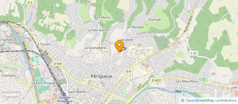 localisation de l'entreprise COOPERATIVE DES OEUVRES LAIQUES à PERIGUEUX