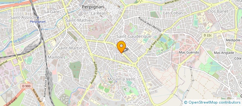 localisation de l'entreprise COOPERATIVE DES PHARMACIENS DU SUD  PERPIGNAN