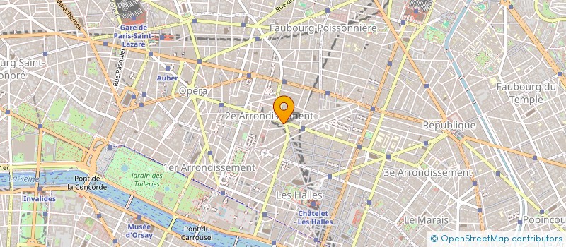 localisation de l'entreprise COOPERATIVE DES QUOTIDIENS DE PARIS à PARIS