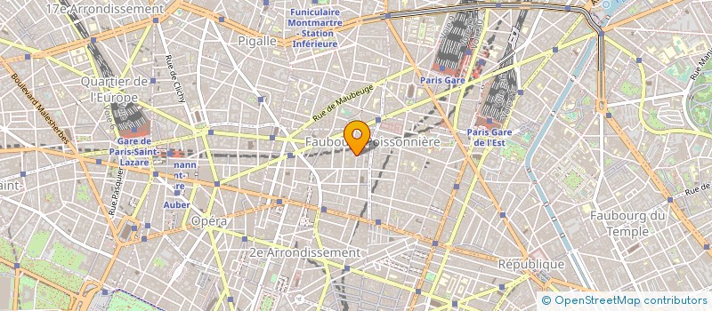 localisation de l'entreprise COOPERATIVE DES RANDONNEURS à PARIS