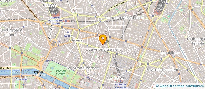 localisation de l'entreprise COOPERATIVE DES SALARIES DE LA B.B.C.M. à PARIS