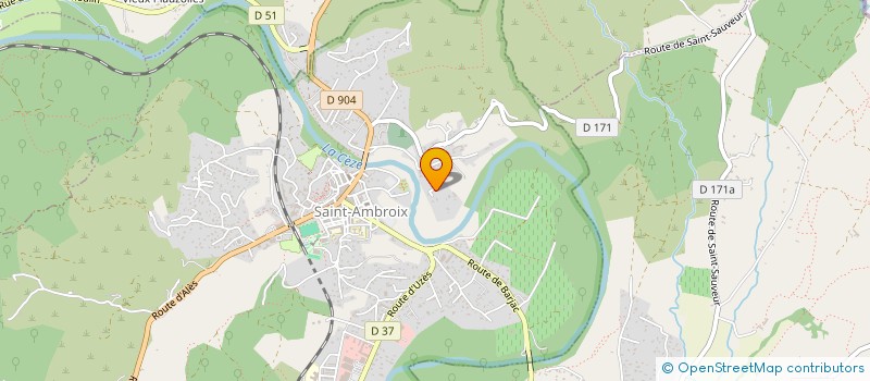 localisation de l'entreprise COOPERATIVE DES THEICULTEURS ASSOCIES  SAINT-AMBROIX