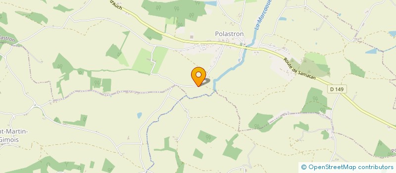 localisation de l'entreprise COOPERATIVE ECOHABITAT  POLASTRON