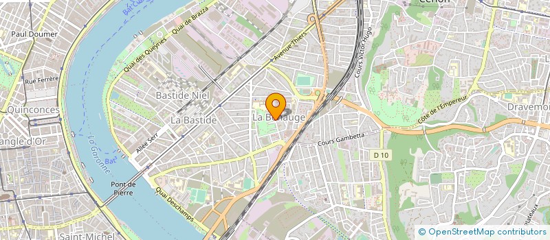 localisation de l'entreprise COOPERATIVE ECOLE BENAUGE 2 à BORDEAUX