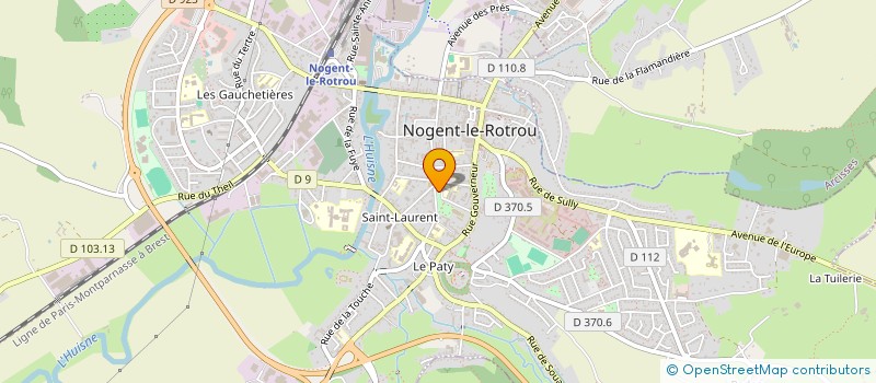 localisation de l'entreprise COOPERATIVE ECOLE CENTRE 1 USEP à NOGENT-LE-ROTROU