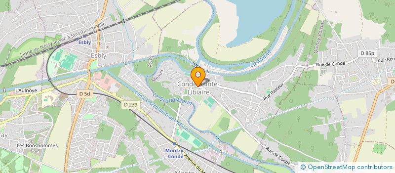 localisation de l'entreprise COOPERATIVE ECOLE ELEMENTAIRE DES ECOLIERS DE CONDE  CONDE-SAINTE-LIBIAIRE