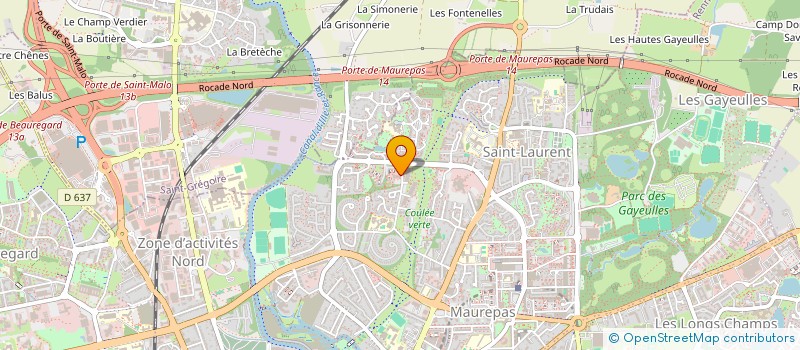 localisation de l'entreprise COOPERATIVE FUNERAIRE DE RENNES  RENNES