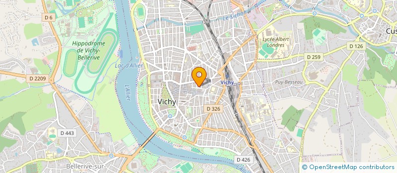 localisation de l'entreprise COOPERATIVE LA FERMETTE à VICHY