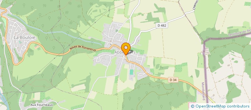localisation de l'entreprise COOPERATIVE LAITIERE  ABBEVILLERS