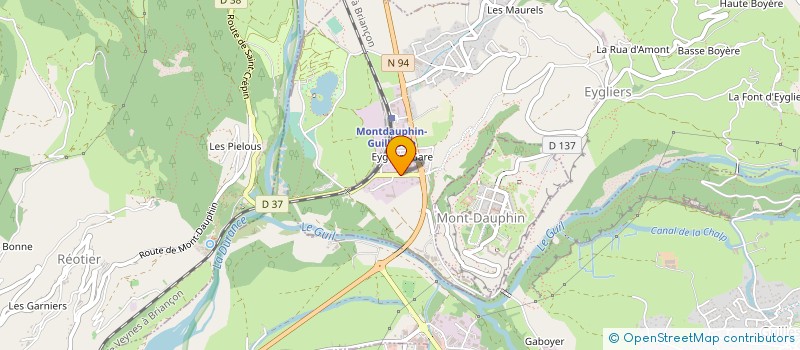 localisation de l'entreprise COOPERATIVE LAITIERE DES ALPES DU SUD à EYGLIERS