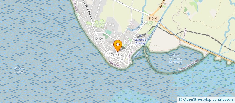 localisation de l'entreprise COOPERATIVE MARITIME CONCHYLICOLE SOMME à LE CROTOY