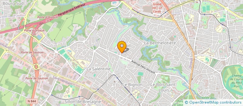 localisation de l'entreprise COOPERATIVE MAT EMILE GIBIER  ORVAULT