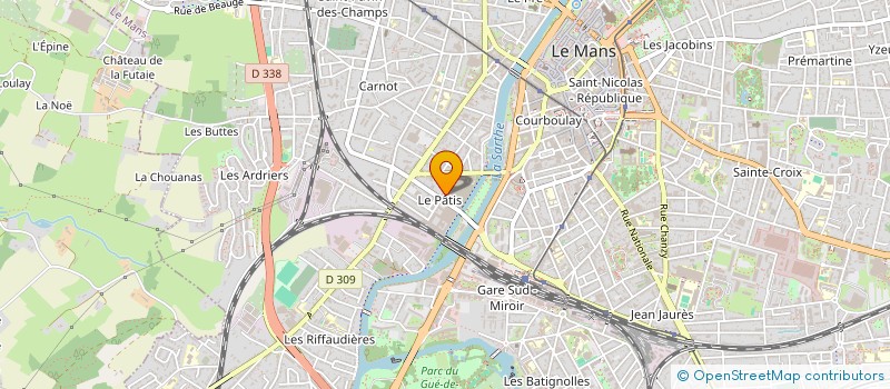 localisation de l'entreprise COOPERATIVE MATERNELLE  CITE DES PINS  LE MANS