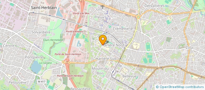 localisation de l'entreprise COOPERATIVE MATERNELLE RABOTIERE à SAINT-HERBLAIN