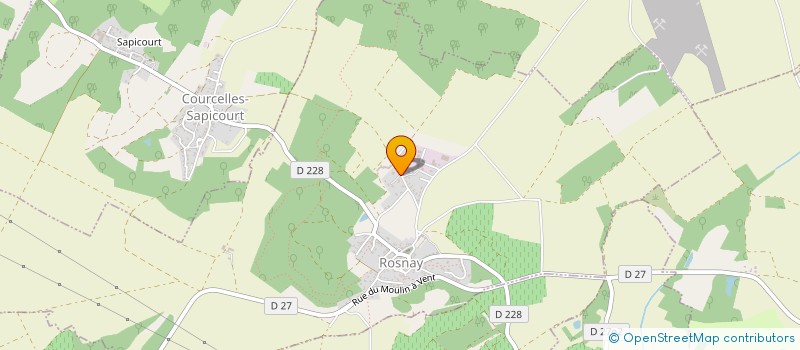 localisation de l'entreprise COOPERATIVE MATERNELLE ROSNAY  ROSNAY