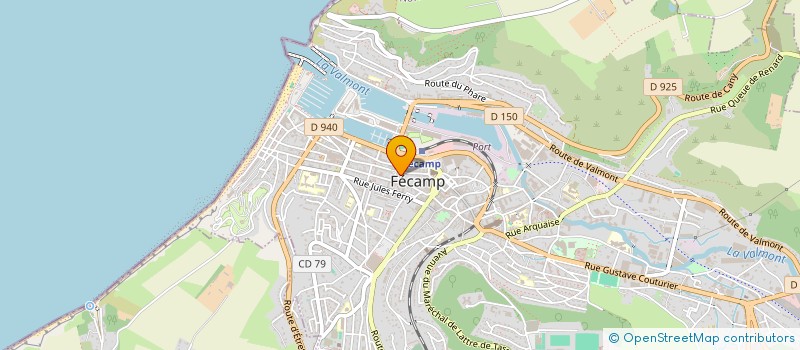 localisation de l'entreprise COOPERATIVE OUVRIERE DU BATIMENT ECOLOGIQUE à FECAMP