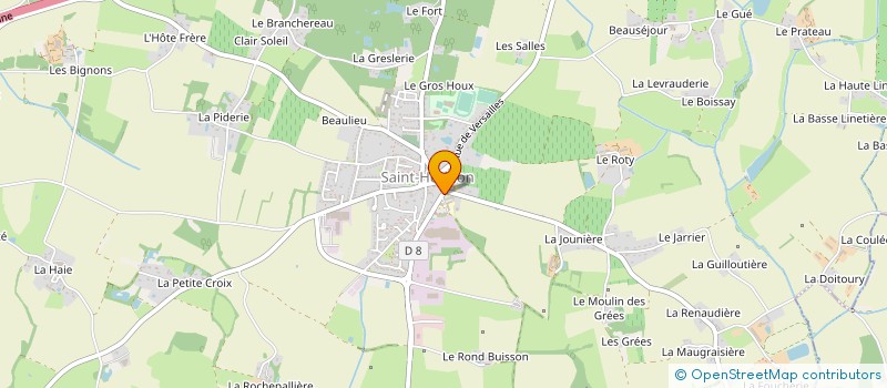 localisation de l'entreprise COOPERATIVE PEDAGOGIQUE DE L'ECOLE PUBLIQUE DU CHENE VERT DE SAINT-HERBLON à VAIR-SUR-LOIRE