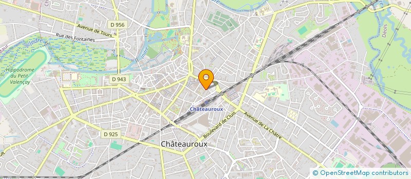 localisation de l'entreprise COOPERATIVE POUR LE DEVELOPPEMENT DE L'EMPLOI DANS LES SERVICES A LA PERSONNE DE L'INDRE à CHATEAUROUX