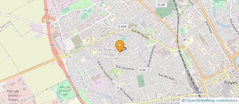 localisation de l'entreprise COOPERATIVE SCOLAIRE  LES NOES-PRES-TROYES