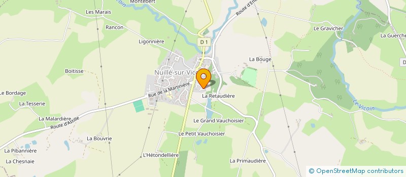 localisation de l'entreprise COOPERATIVE SCOLAIRE à L'HUISSERIE
