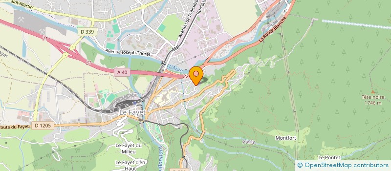 localisation de l'entreprise COOPERATIVE SCOLAIRE à PASSY