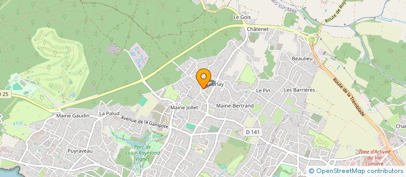 localisation de l'entreprise COOPERATIVE SCOLAIRE  SAINT-PALAIS-SUR-MER