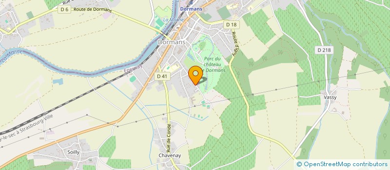 localisation de l'entreprise COOPERATIVE SCOLAIRE  DORMANS