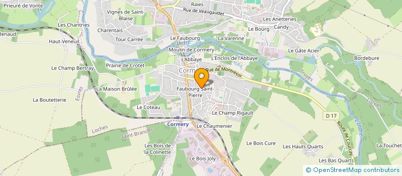 localisation de l'entreprise COOPERATIVE SCOLAIRE à CORMERY