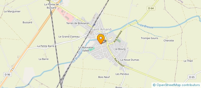 localisation de l'entreprise COOPERATIVE SCOLAIRE à SAINT-AMAND-LONGPRE