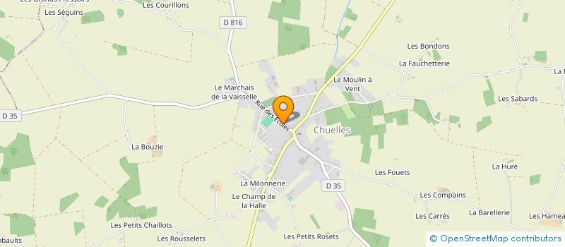 localisation de l'entreprise COOPERATIVE SCOLAIRE à CHUELLES