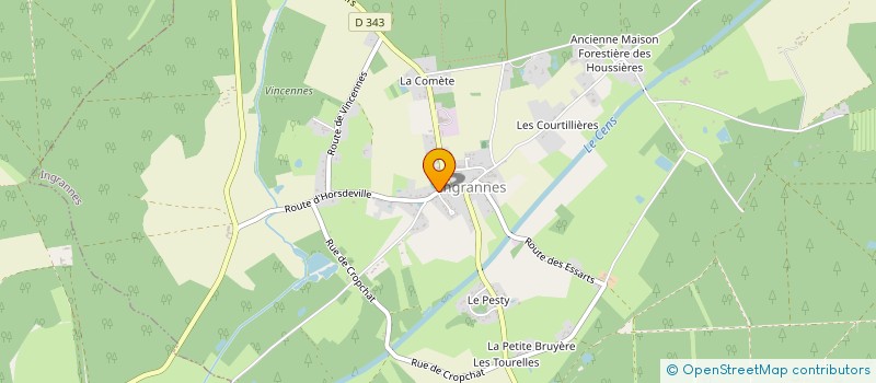 localisation de l'entreprise COOPERATIVE SCOLAIRE  INGRANNES
