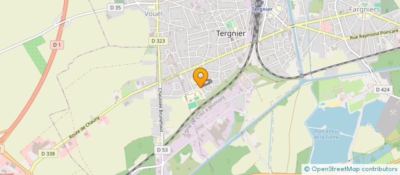 localisation de l'entreprise COOPERATIVE SCOLAIRE à TERGNIER