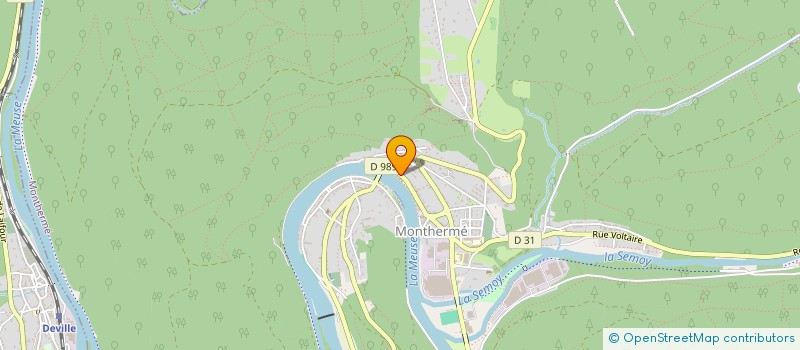 localisation de l'entreprise COOPERATIVE SCOLAIRE  MONTHERME