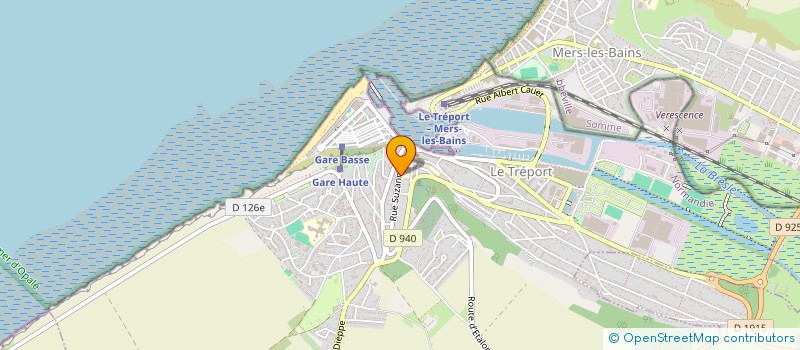 localisation de l'entreprise COOPERATIVE SCOLAIRE  LE TREPORT