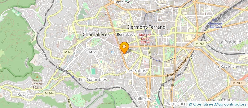 localisation de l'entreprise COOPERATIVE SCOLAIRE A BRIAND  CLERMONT-FERRAND