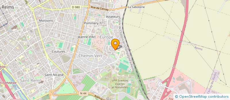 localisation de l'entreprise COOPERATIVE SCOLAIRE ADRIATIQUE EUROPE  REIMS