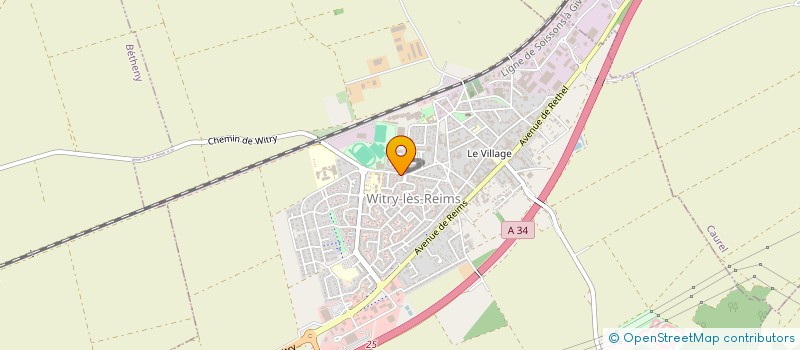 localisation de l'entreprise COOPERATIVE SCOLAIRE ALEXIS-CONIO  WITRY-LES-REIMS