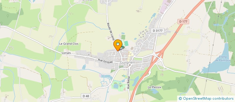 localisation de l'entreprise COOPERATIVE SCOLAIRE ALOUETTE  BAULON